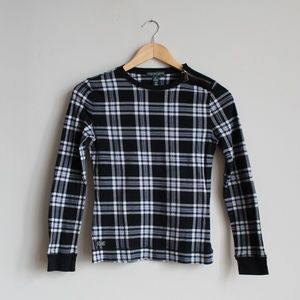 Ralph Lauren Jeans Company Plaid Sweater